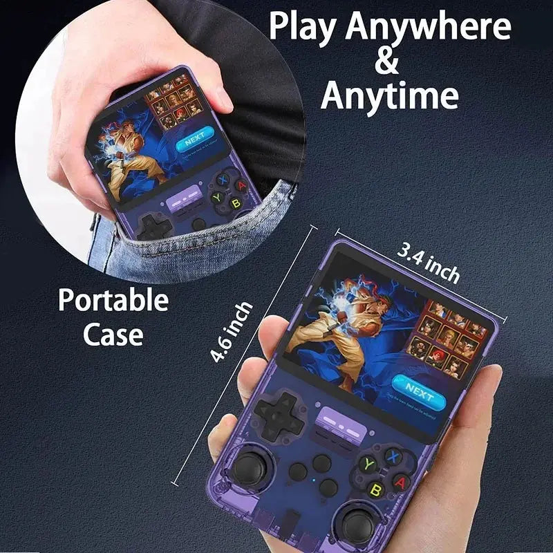 R36S Retro Handheld Video Game Console ARKOS System 3.5 Inch IPS Screen Classic Portable Pocket Video Player 128G Games Boy Gift WardBoyzPROShop