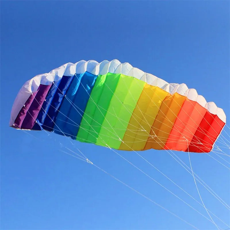 Large Dual Line Stunt Power Kites Parafoil Flying Kite Adults Surfing Trainer Beginner Kites Parachute Sports Entertainment toy
