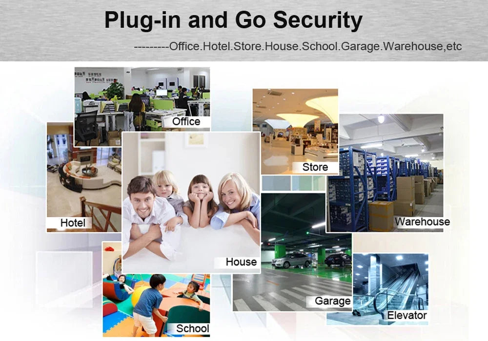 Night Vision Upgrade 6LED 4K AHD Dome Camera 8MP 5MP 4MP Infrared Light Warming Light Full Color HD Indoor Home Security Monitor