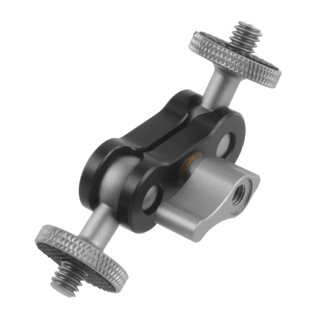 Dual Ball Head Magic Arm Swivel Mount Adapter with 1/4'' Screw for DJI OSMO360 for DSLR Camera Video Monitor Light Mic Bracket