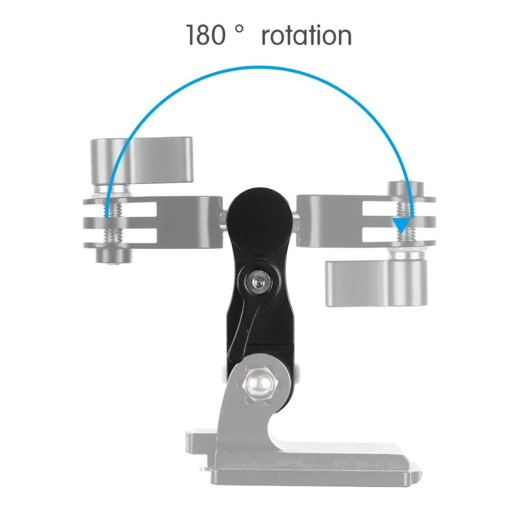360° Rotation Ball Head Magic Arm for Gopro Osmo Insta360 Stand Monitor Light Mic Holder Tripod Adapter Helmet Extension Mount
