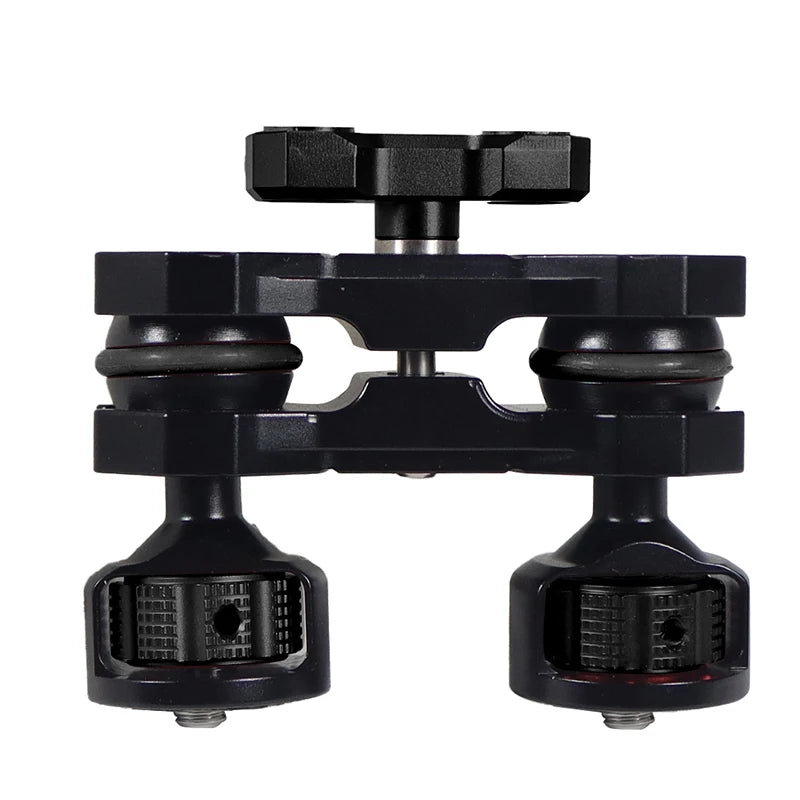 New Upgraded Universal Adjustable Double ballhead 1/4 to 3/8 Magic Arm Monitor Bracket DSLR Cameras Cage Accessories Support 5kg