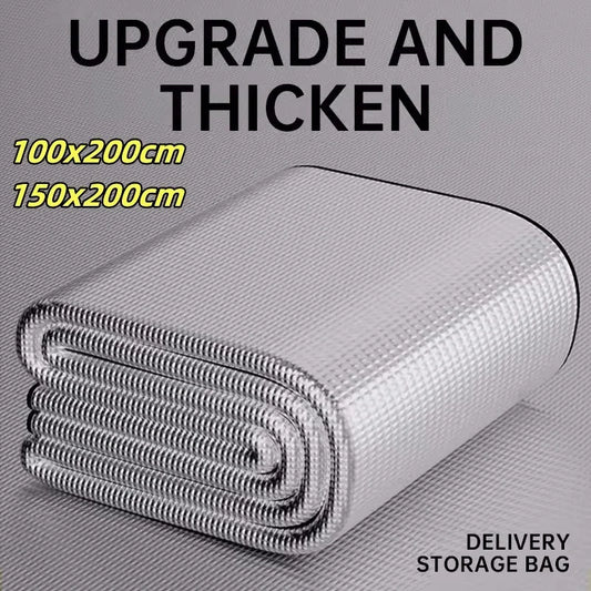 Waterproof Mat Double-sided Aluminum Film Moisture-Proof Mat Portable Picnic Mat Outdoor Tent Camping Beach Moisture-Proof Mat