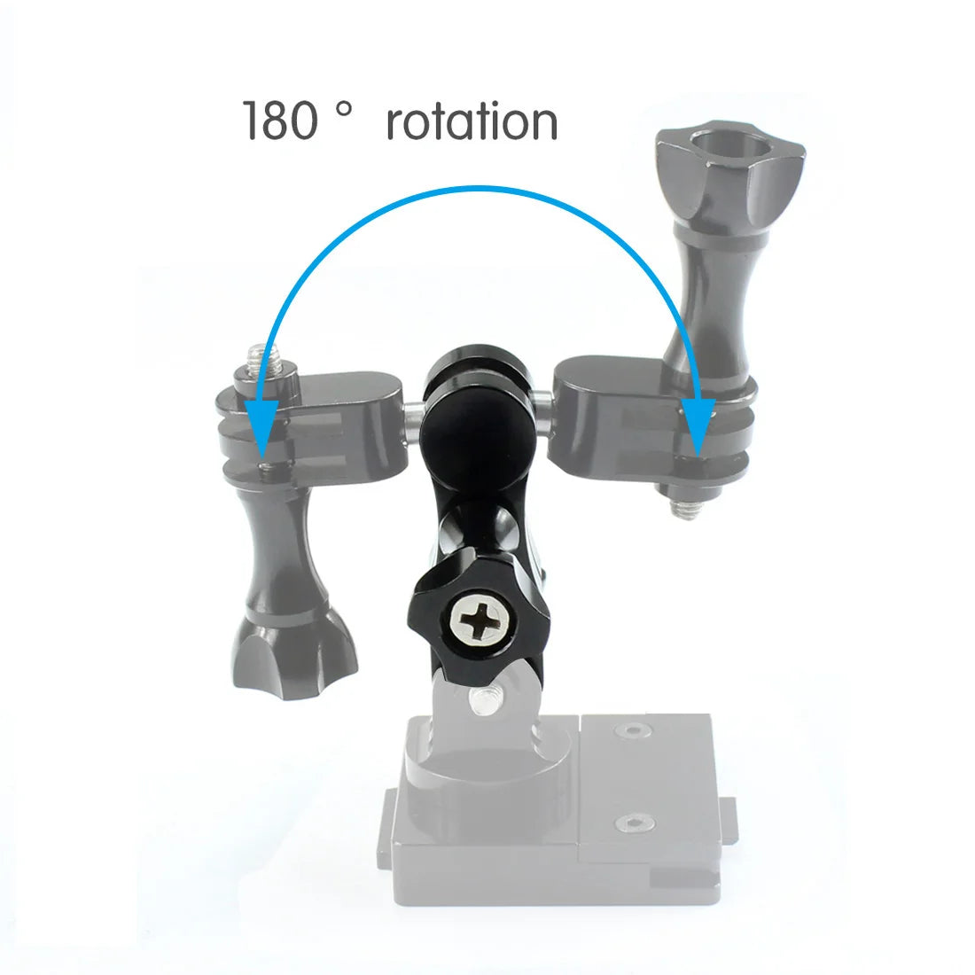 360° Rotation Ball Head Magic Arm for Gopro Osmo Insta360 Stand Monitor Light Mic Holder Tripod Adapter Helmet Extension Mount