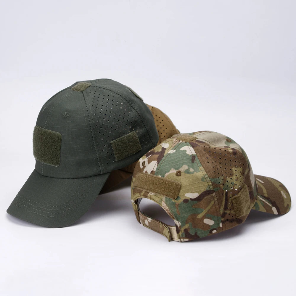 Unisex Camouflage Outdoor Baseball Cap Breathable Sun Protection Hat For Hunting Hiking Running Fishing Camping