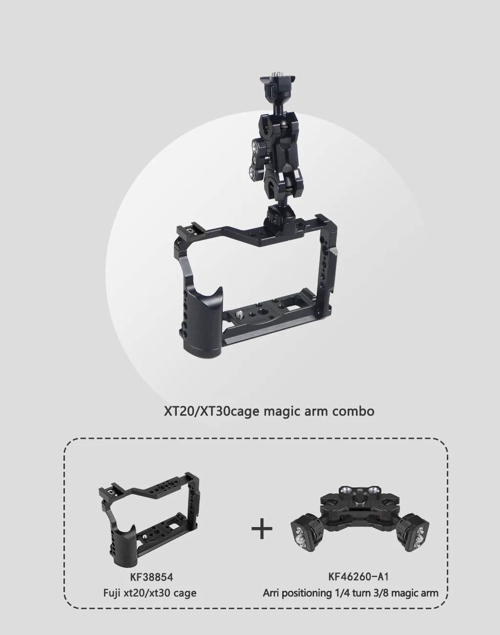 New Upgraded Universal Adjustable Double ballhead 1/4 to 3/8 Magic Arm Monitor Bracket DSLR Cameras Cage Accessories Support 5kg