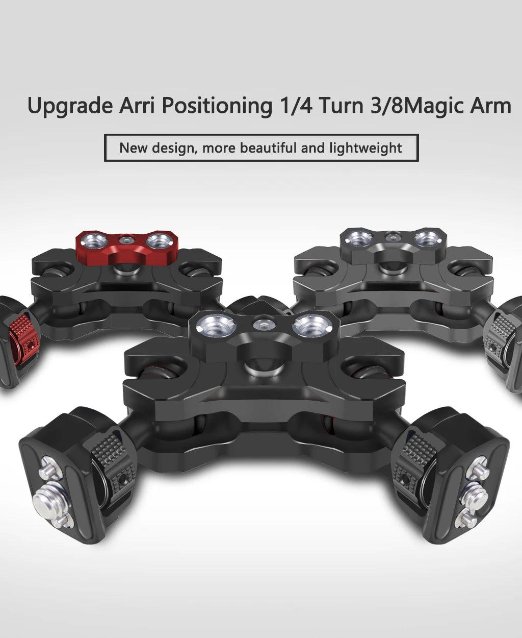 New Upgraded Universal Adjustable Double ballhead 1/4 to 3/8 Magic Arm Monitor Bracket DSLR Cameras Cage Accessories Support 5kg