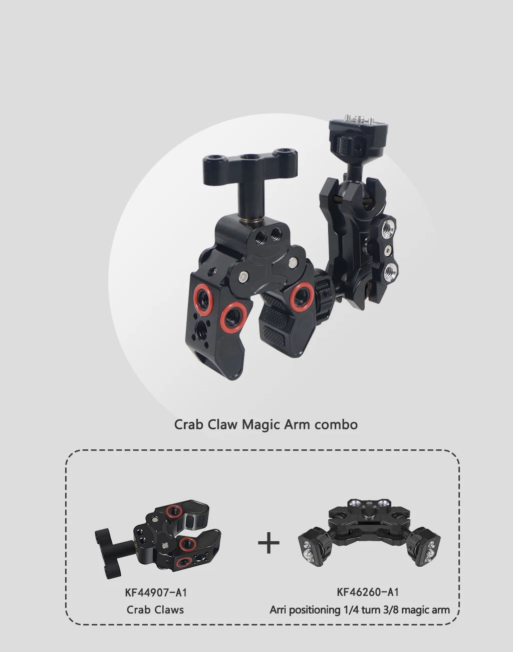 New Upgraded Universal Adjustable Double ballhead 1/4 to 3/8 Magic Arm Monitor Bracket DSLR Cameras Cage Accessories Support 5kg
