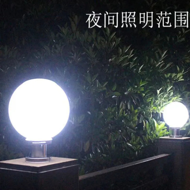 Fence Lampshade LED Bulbs Cover Post Light Outdoor for Yard Acrylic Lights Garden Supplies Fixtures outside