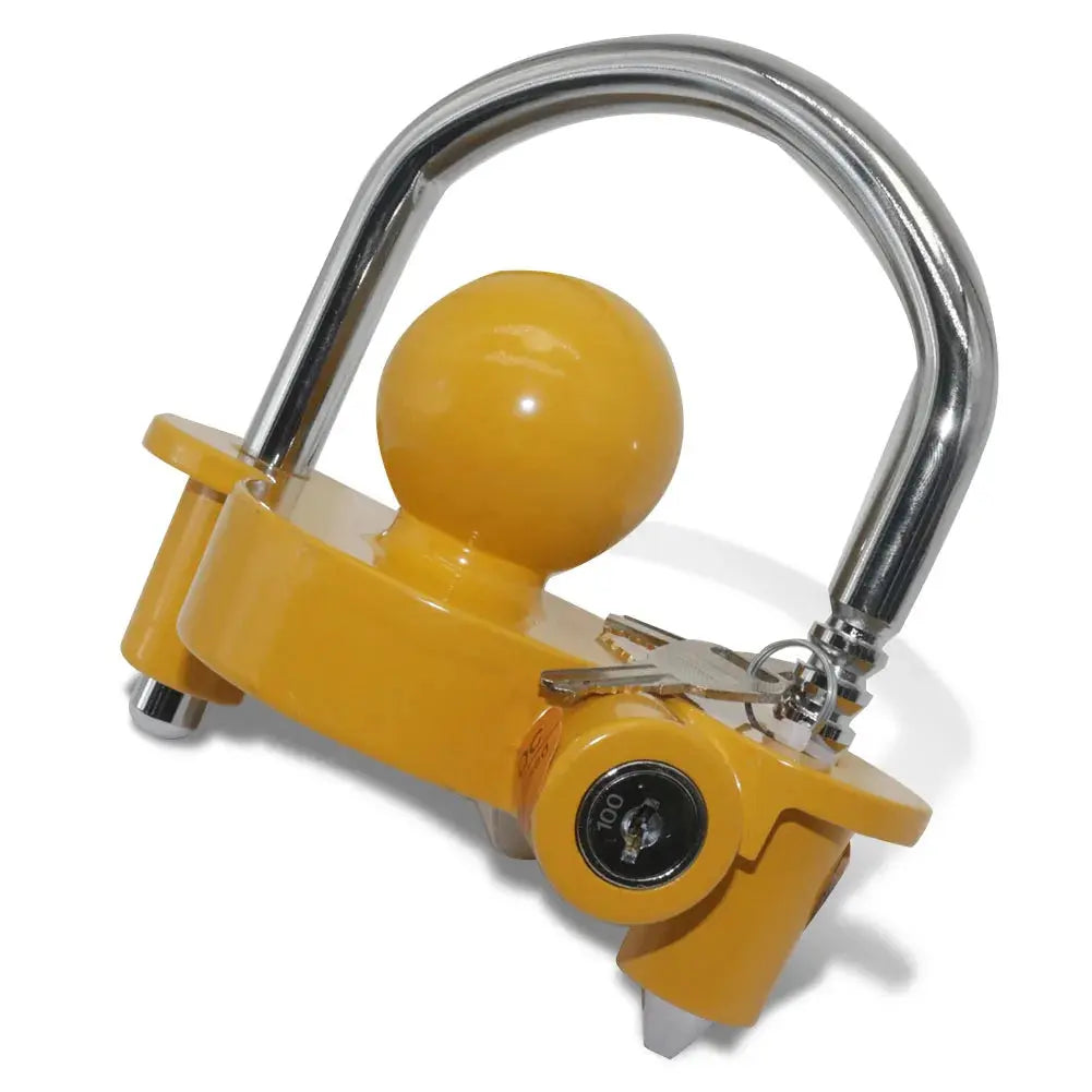1 Pcs Universal Anti-Theft Lock Hitch Coupling Lock Trailer Parts Tow Ball Caravan Camping Anti Theft Trailer Accessories WardBoyzPROShop