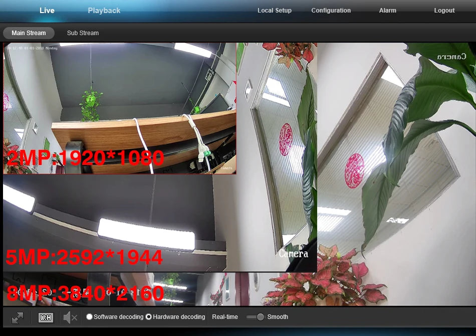 6MP 8MP Dome IP Camera Built-in Mic IR30m Human Vehicle Detection Plug&play with HIK NVR APP Remote Hikvision Compatible Serice