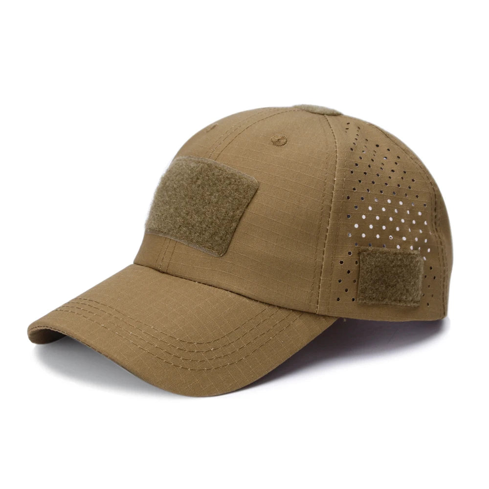 Unisex Camouflage Outdoor Baseball Cap Breathable Sun Protection Hat For Hunting Hiking Running Fishing Camping