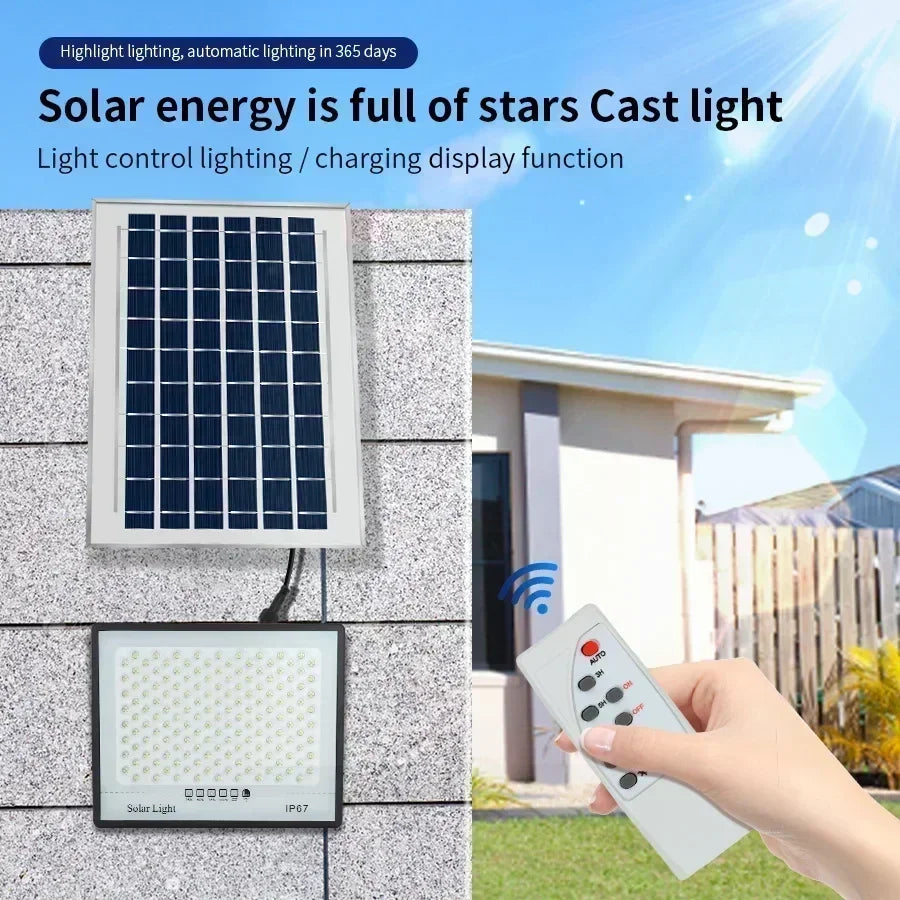 Super Bright Solar Lights Outdoor IP65 Waterproof Solar Powered Wall Light&Street Light Security Lamp for Garden Yard Patio Path