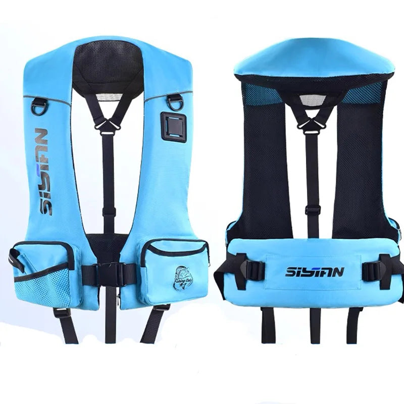 Adult Fishing Life Jacket Large Buoyancy Rock Luya Fishing Vest with Big Pocket Boat Vest Professional Sea Fishing Float Suit