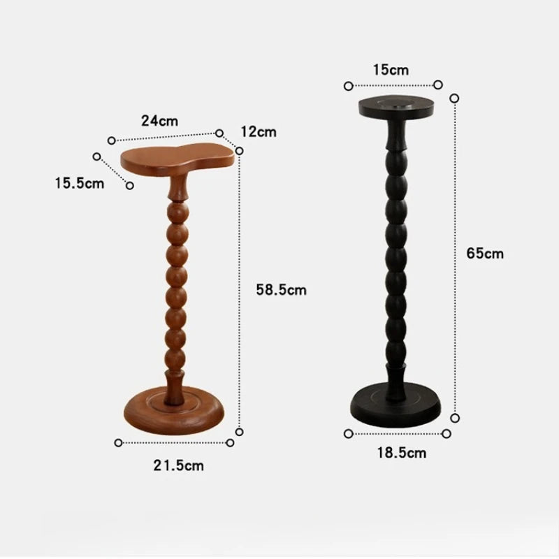 French Retro Luxury Sofa Side Table Living Room Simple Coffee Table Shelf Bedroom Storage Rack Home Decor Ornaments Accessories