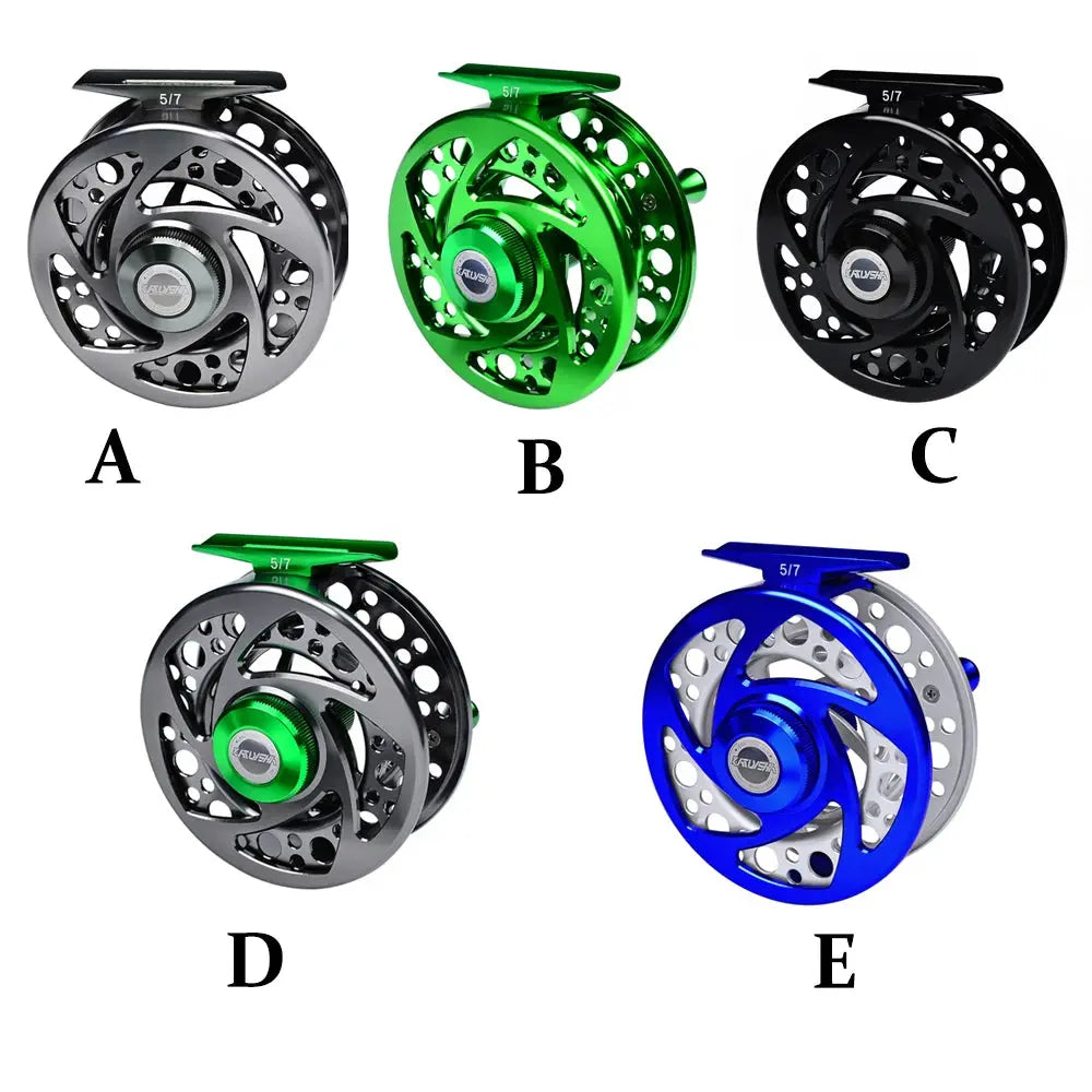 1pc stainless steel fly fishing wheel Fishing Reel left/right handed Ice Fishing Wheel 90mm 97mm 104mm Fly Fishing Reels WardBoyzPROShop