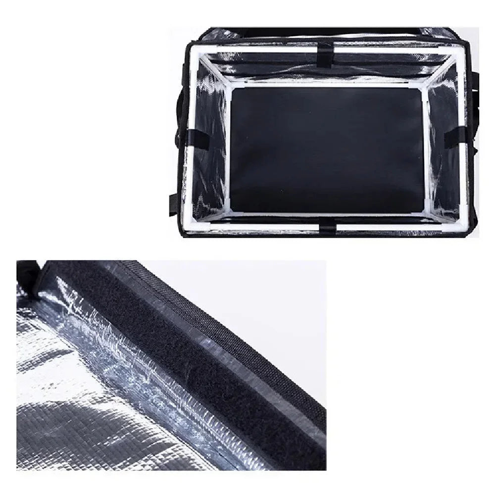 30L Extra Large Cooler Bag Car Ice Pack Insulated Thermal Lunch Pizza Fresh Food delivery Container Refrigerator WardBoyzPROShop