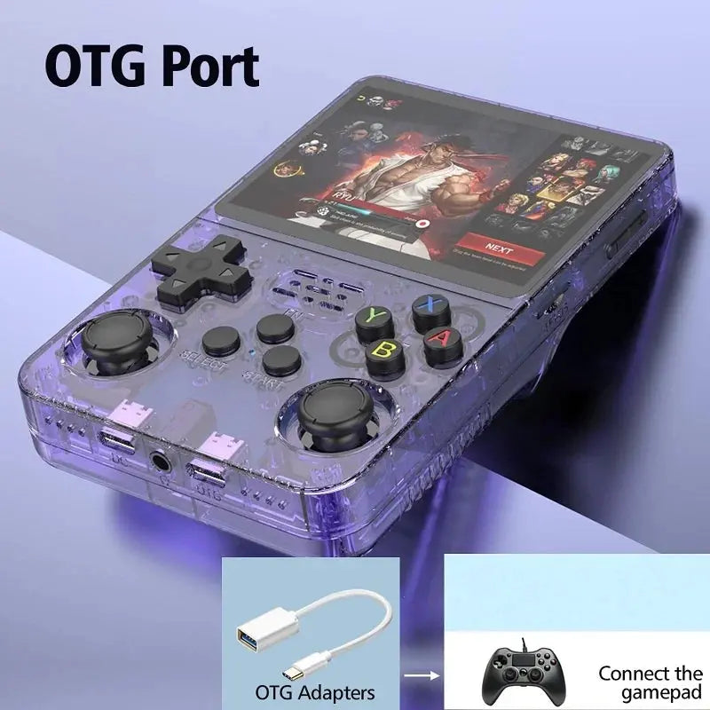 R36S Retro Handheld Video Game Console ARKOS System 3.5 Inch IPS Screen Classic Portable Pocket Video Player 128G Games Boy Gift WardBoyzPROShop