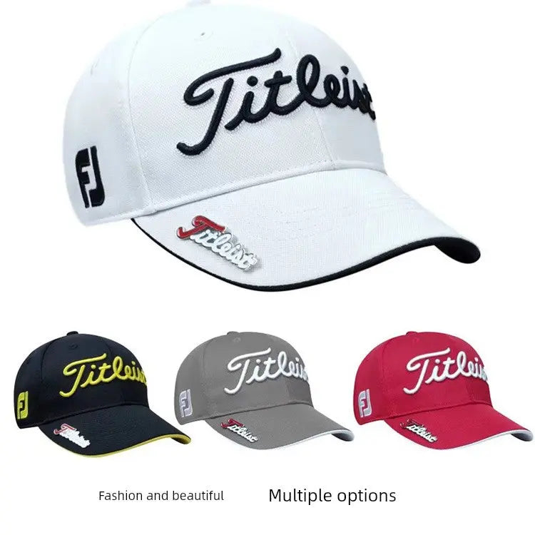 Golf Cap New Arrival Men's and Women's Casual Sports Easiest for Match Breathable Silk Floss Sun Hat with Mark Size Adjustable WardBoyzPROShop