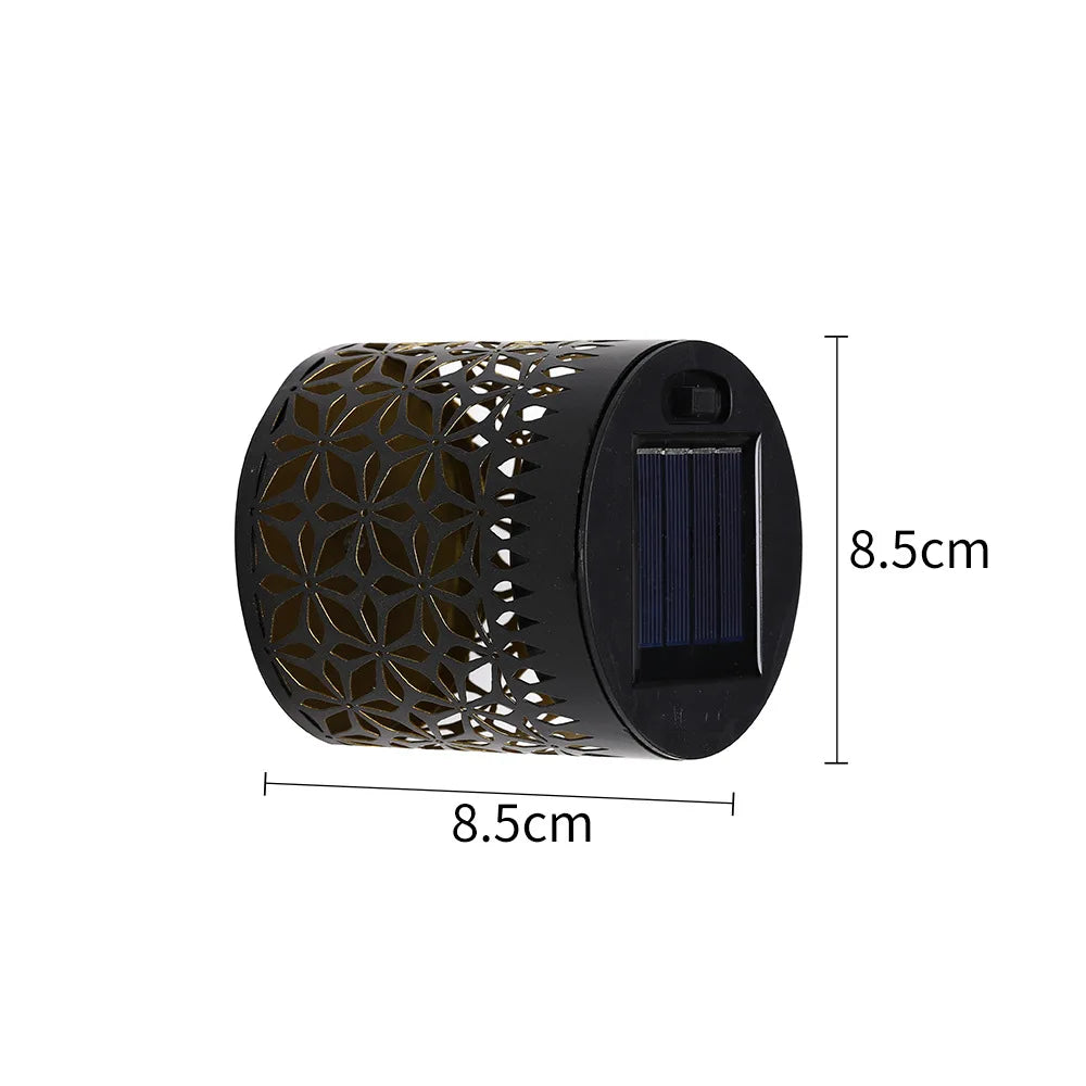 Solar Datura Fence Wall Lights Garden Decoration  Party Courtyard Decoration Solar Garden Light Garden Patio Walkway Decor
