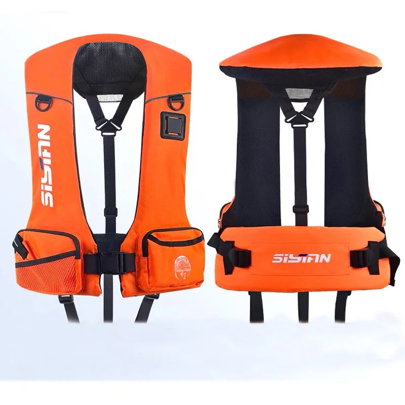 Adult Fishing Life Jacket Large Buoyancy Rock Luya Fishing Vest with Big Pocket Boat Vest Professional Sea Fishing Float Suit