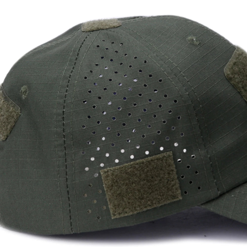 Unisex Camouflage Outdoor Baseball Cap Breathable Sun Protection Hat For Hunting Hiking Running Fishing Camping