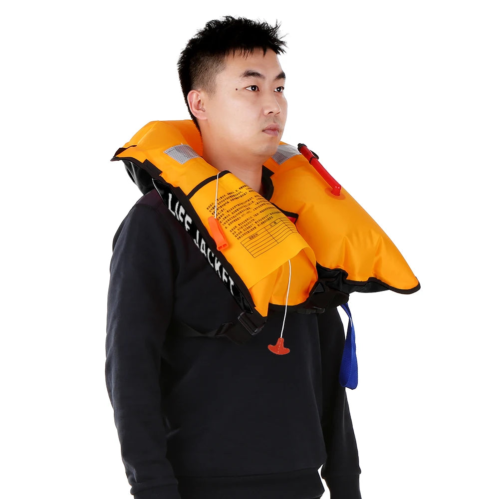 Auto Inflatable Adults Life Jacket Adult Life Vest Safety Float Suit for Water Sports Kayaking Fishing Surfing Survival Jacket