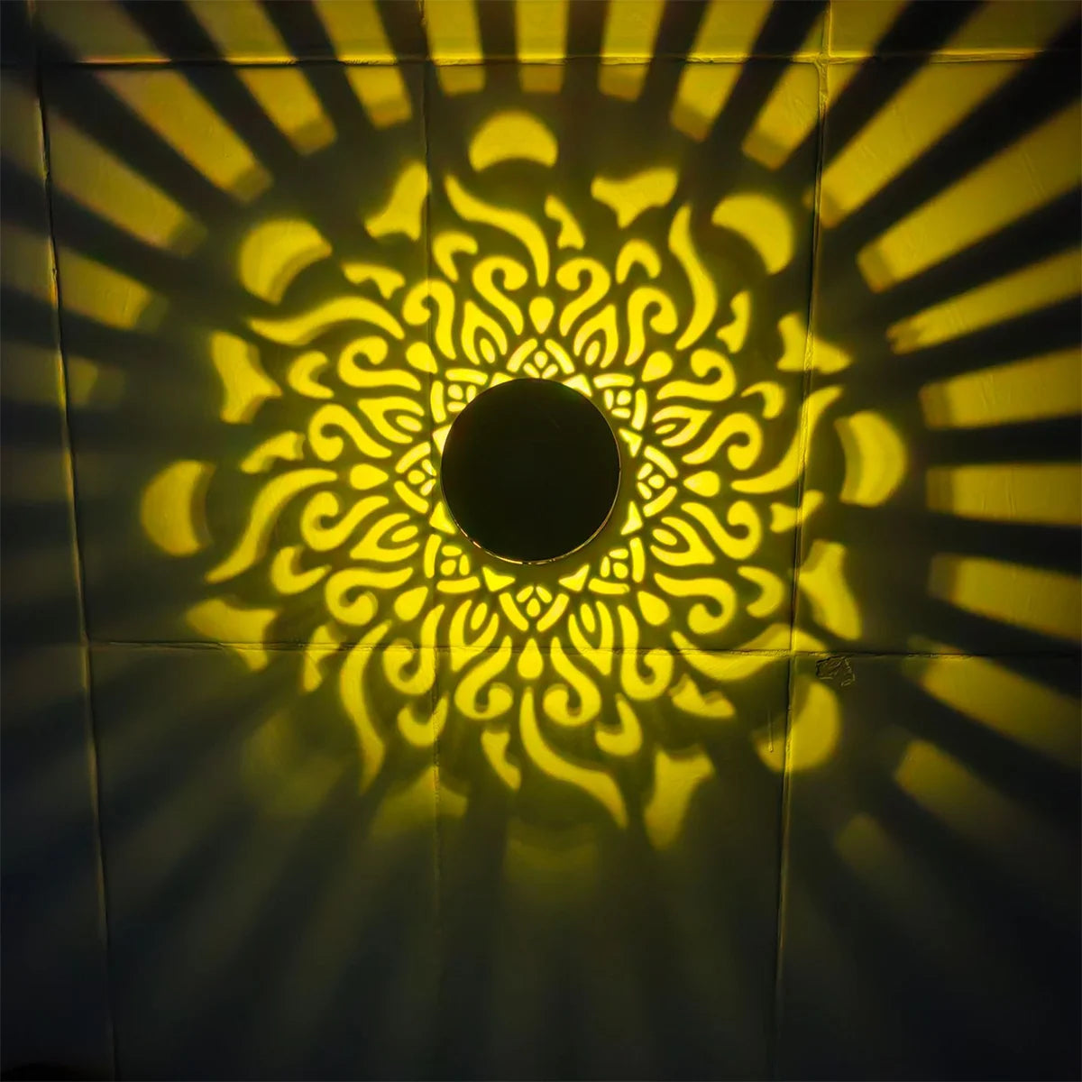 Solar Wall Fence Light Lamp Deck Lights Outdoor Powered Garden Decorative Yard Post Patio Led For Stairs Waterproof Metal Steps