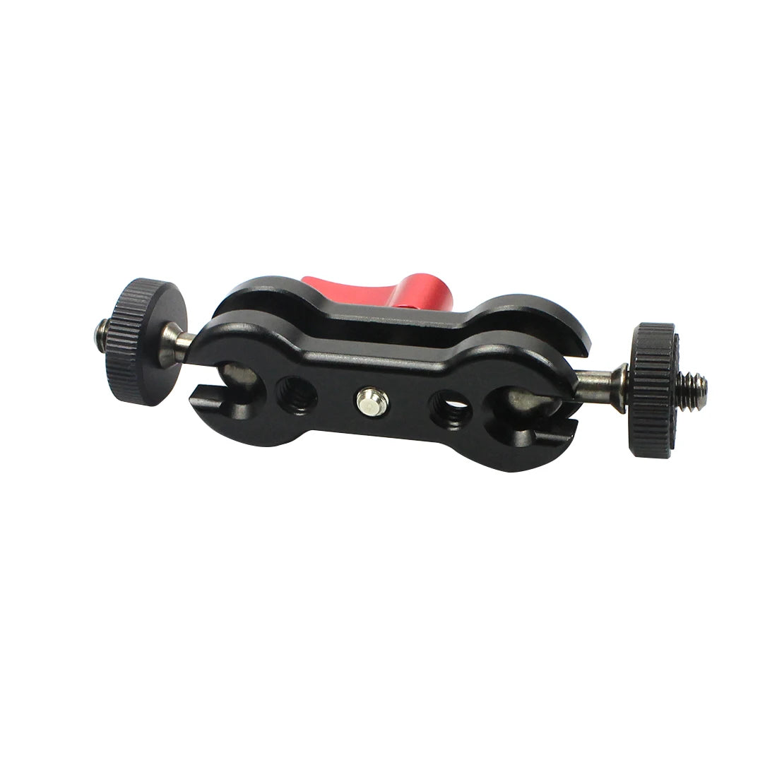 360° Ballhead Magic Arm Double Ball Head Adapter 1/4" Screw Monitor Mount for Gopro Insta360 Holder Lights Phone Stand Bracket