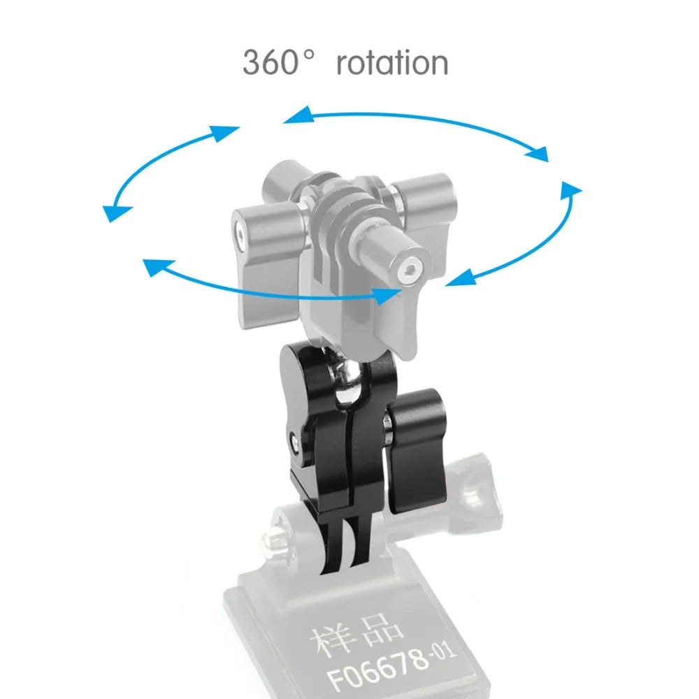360° Rotation Ball Head Magic Arm for Gopro Osmo Insta360 Stand Monitor Light Mic Holder Tripod Adapter Helmet Extension Mount