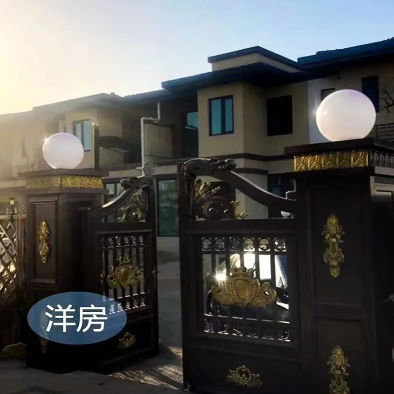 Fence Lampshade LED Bulbs Cover Post Light Outdoor for Yard Acrylic Lights Garden Supplies Fixtures outside