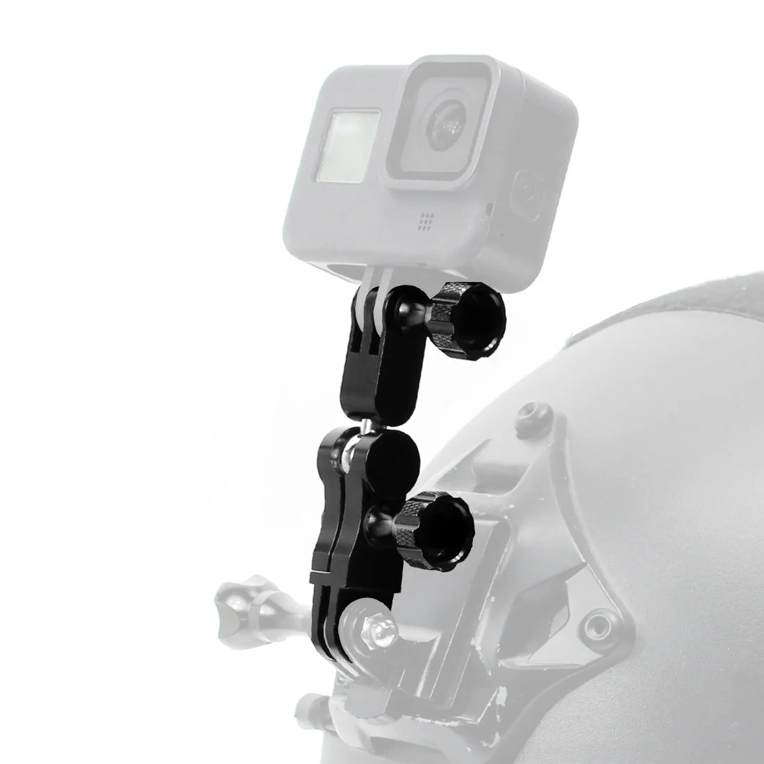 360° Rotation Ball Head Magic Arm for Gopro Osmo Insta360 Stand Monitor Light Mic Holder Tripod Adapter Helmet Extension Mount