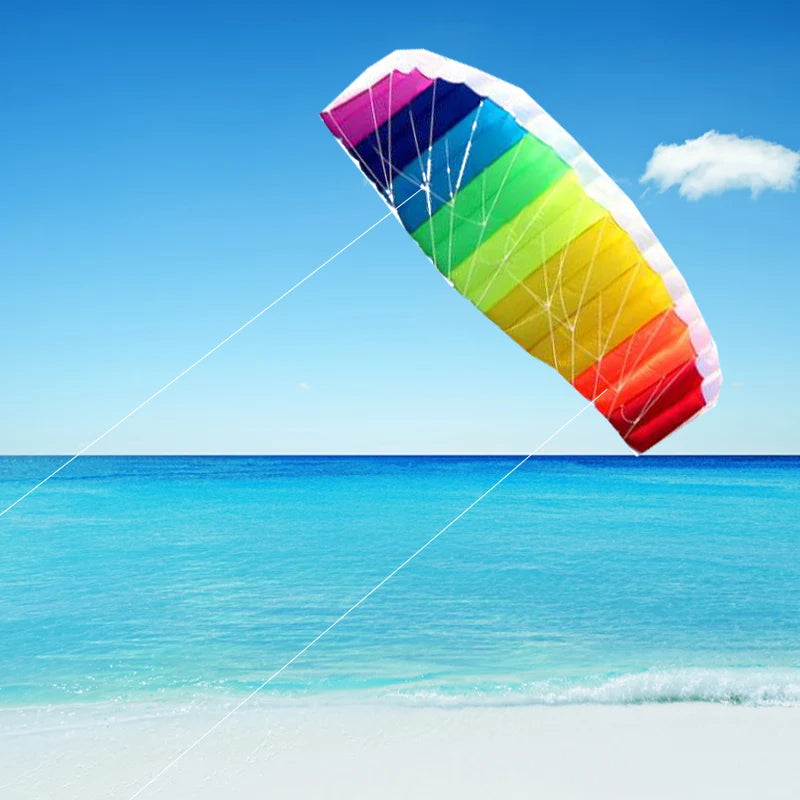 Large Dual Line Stunt Power Kites Parafoil Flying Kite Adults Surfing Trainer Beginner Kites Parachute Sports Entertainment toy