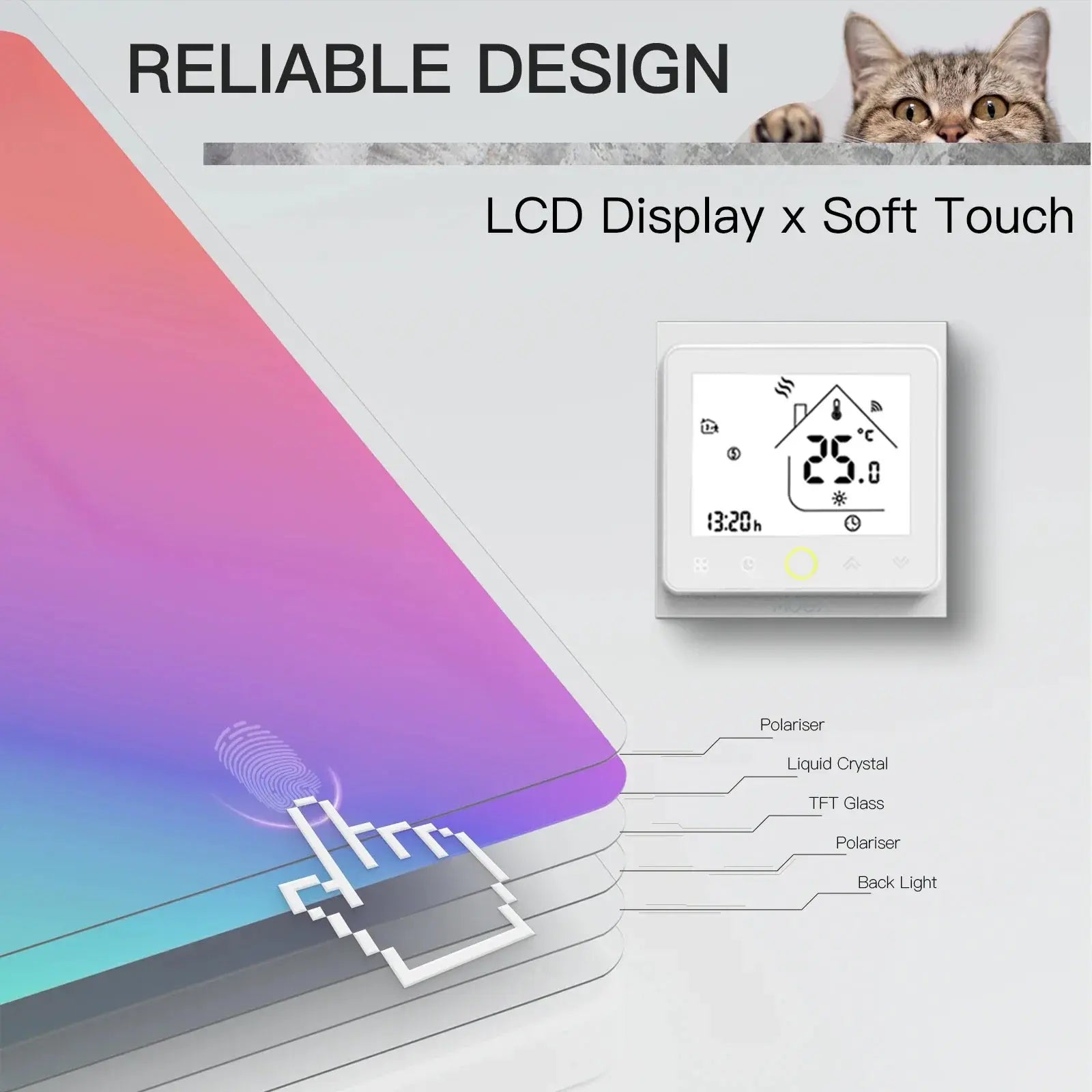 Smart WiFi Thermostat Temperature Controller Water Electric Warm Floor Heating Water Gas Boiler Works with Echo Google Home Tuya WardBoyzPROShop