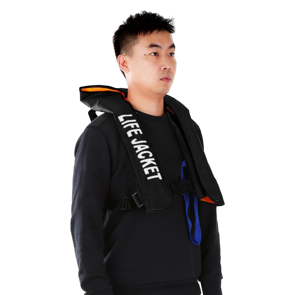 Auto Inflatable Adults Life Jacket Adult Life Vest Safety Float Suit for Water Sports Kayaking Fishing Surfing Survival Jacket