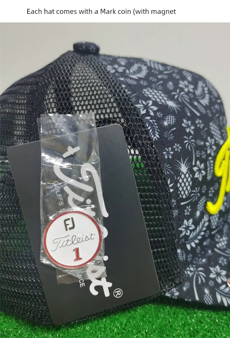 Golf Cap New Arrival Men's and Women's Casual Sports Easiest for Match Breathable Silk Floss Sun Hat with Mark Size Adjustable WardBoyzPROShop