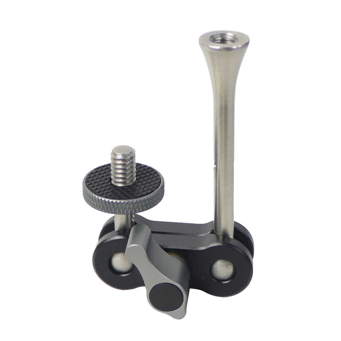 Dual Ball Head Magic Arm Swivel Mount Adapter with 1/4'' Screw for DJI OSMO360 for DSLR Camera Video Monitor Light Mic Bracket