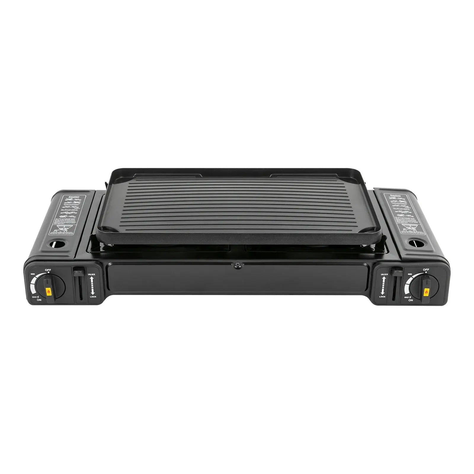 Double Head Barbecue Gas stove with Baking Tray  Home Application Home Outdoor WardBoyzPROShop