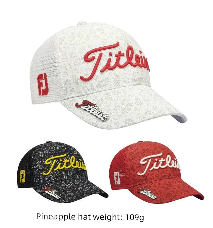 Golf Cap New Arrival Men's and Women's Casual Sports Easiest for Match Breathable Silk Floss Sun Hat with Mark Size Adjustable WardBoyzPROShop