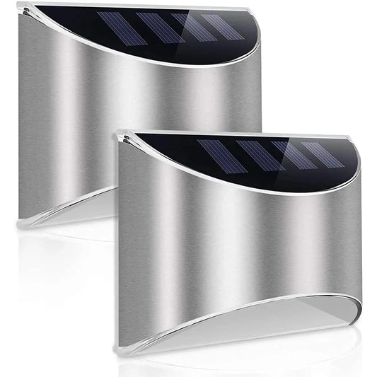 1 Pack Solar Fence Light Solar Garden Light Outdoor Solar Wall Light Solar Deck Light Waterproof For Garden Patio Yard Decor
