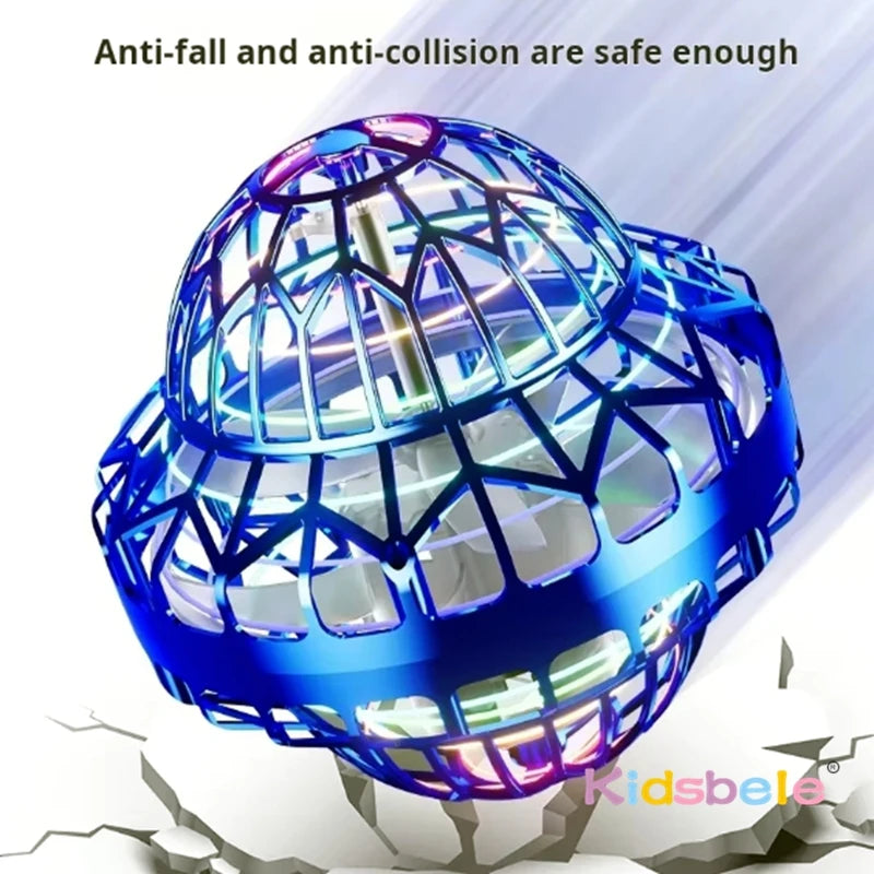 Kids Flying Ball Toy Magic Intelligent Sensor Floating Spinning UFO Shape Flying Ball Summer Indoor Outdoor Toy Birthday Gift