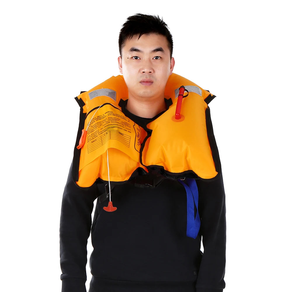 Auto Inflatable Adults Life Jacket Adult Life Vest Safety Float Suit for Water Sports Kayaking Fishing Surfing Survival Jacket