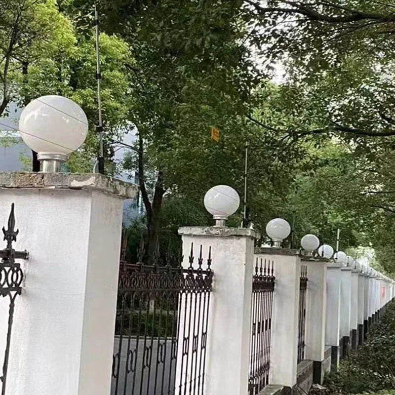 Fence Lampshade LED Bulbs Cover Post Light Outdoor for Yard Acrylic Lights Garden Supplies Fixtures outside