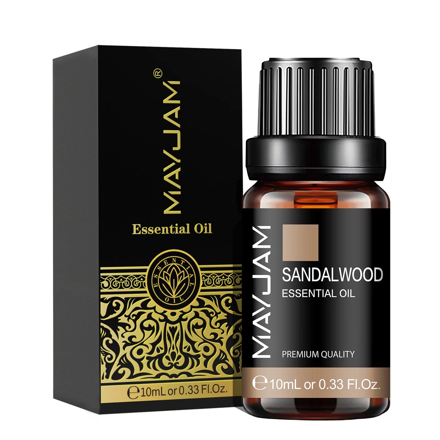 MAYJAM 10ML Lavender Lemongrass Jasmine Vanilla Eucalyptus Rose Lemon Essential Oil For Humidifier Diffuser Candle Making