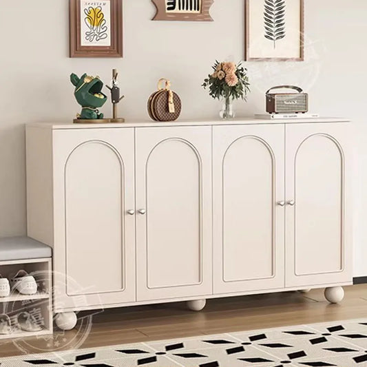 Home porch indoor entrance door shoe cabinet porch cabinet small size large capacity rattan solid wood locker.