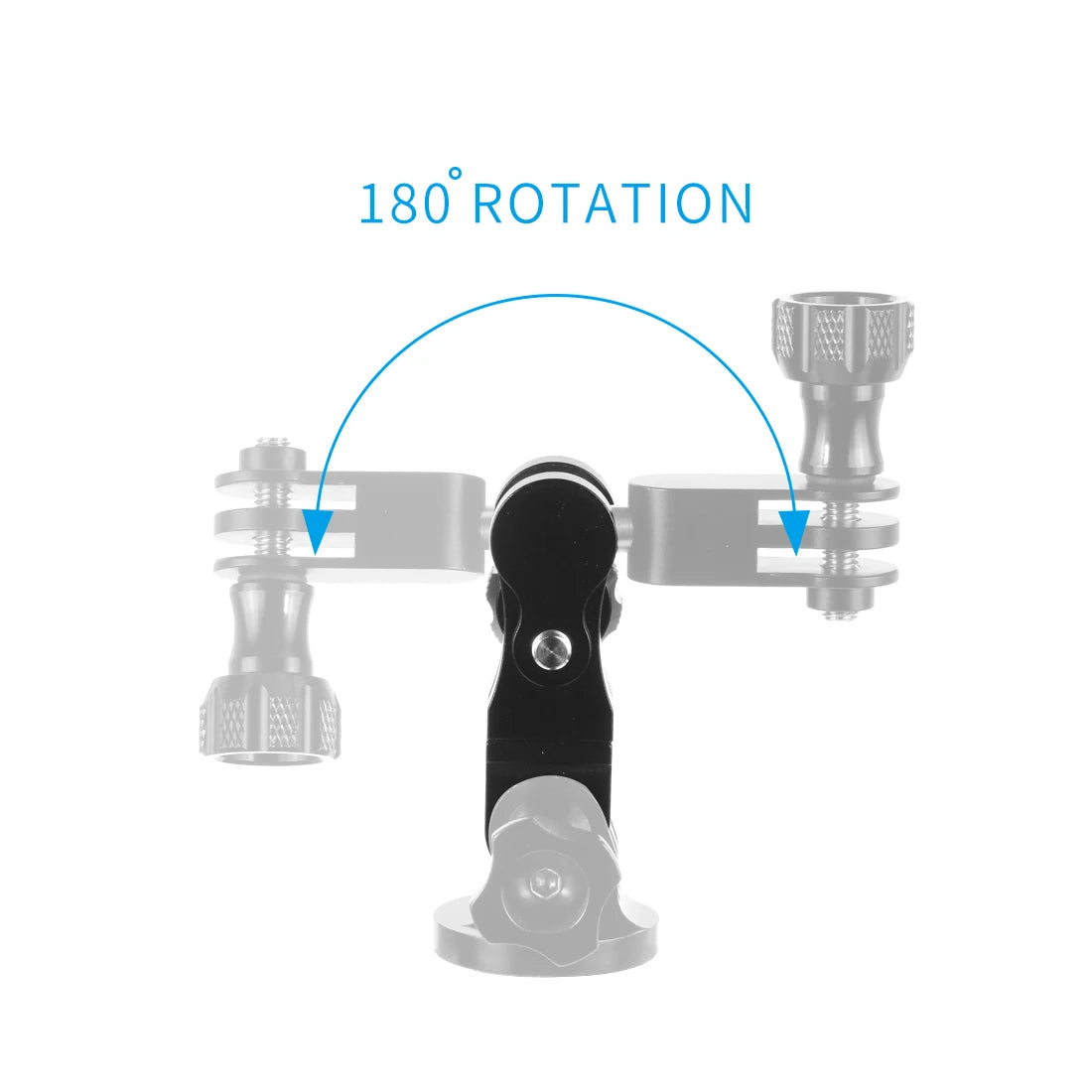 360° Rotation Ball Head Magic Arm for Gopro Osmo Insta360 Stand Monitor Light Mic Holder Tripod Adapter Helmet Extension Mount