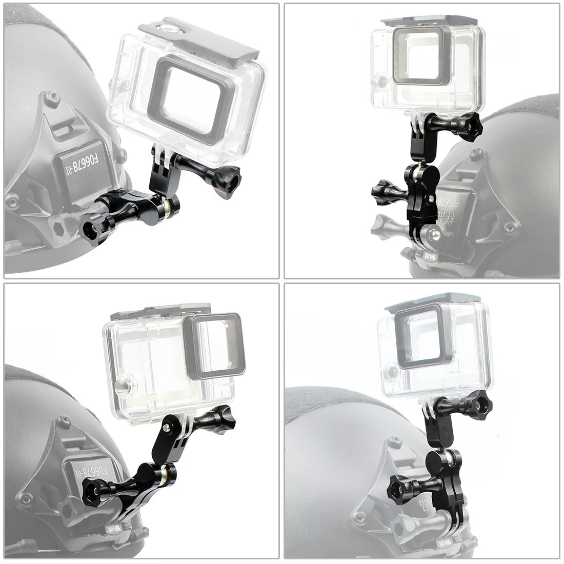 360° Rotation Ball Head Magic Arm for Gopro Osmo Insta360 Stand Monitor Light Mic Holder Tripod Adapter Helmet Extension Mount