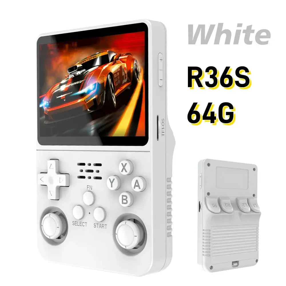 R36S Retro Handheld Video Game Console ARKOS System 3.5 Inch IPS Screen Classic Portable Pocket Video Player 128G Games Boy Gift WardBoyzPROShop