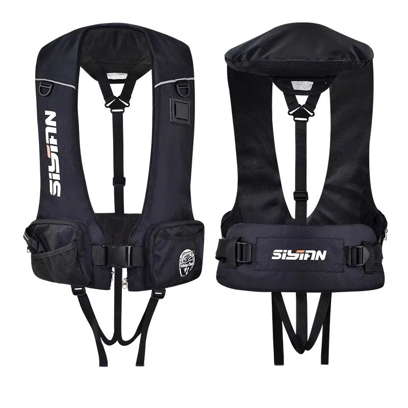 Adult Fishing Life Jacket Large Buoyancy Rock Luya Fishing Vest with Big Pocket Boat Vest Professional Sea Fishing Float Suit