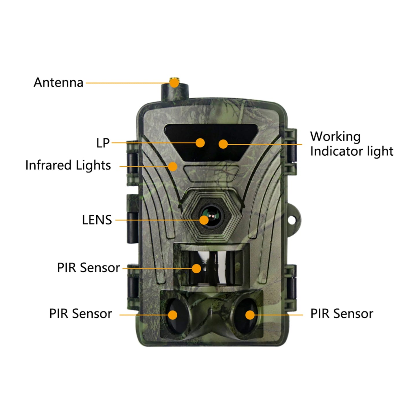 4G Trail Camera 8K Video 60MP Images PIR120°15M-20M Super-Fast Reflex Trigger Wildlife Camera with APP Cloud Storage Infrared